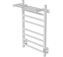 Полотенцесушитель MIXLINE TRIUMPH 80x50 таймер, 558Вт, 6 перекладин + полка, электрический, белый 556383