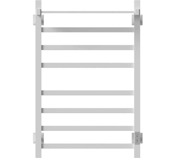 Полотенцесушитель MIXLINE TRIUMPH 80x50 таймер, 558Вт, 6 перекладин + полка, электрический, белый 556383