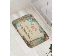 Коврик противоскользящий JoyArty "43 года вместе" для ванной, сауны, бассейна, bath_7768