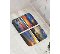 Коврик противоскользящий JoyArty "Морские фантазии" для ванной, сауны, бассейна, bath_7774