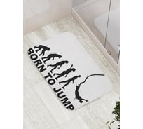 Коврик противоскользящий JoyArty "Рожденный прыгать" для ванной, сауны, бассейна, bath_7737