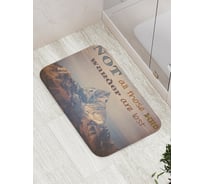 Коврик противоскользящий JoyArty "Не все, кто бродит, теряются" для ванной, сауны, бассейна, bath_7723