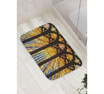 Коврик противоскользящий JoyArty "Витражное величие" для ванной, сауны, бассейна, bath_7710