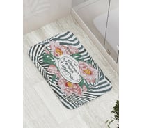 Коврик противоскользящий JoyArty "11 лет вместе" для ванной, сауны, бассейна, bath_7831