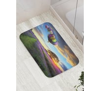 Коврик противоскользящий JoyArty "Пролетая над цветами" для ванной, сауны, бассейна, bath_7662