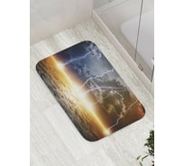 Коврик противоскользящий JoyArty "Вечеринка молний" для ванной, сауны, бассейна, bath_7841