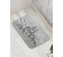 Коврик противоскользящий JoyArty "Кракен развлекается" для ванной, сауны, бассейна, bath_8139