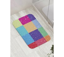 Коврик противоскользящий JoyArty "Радужная влага" для ванной, сауны, бассейна, bath_7955