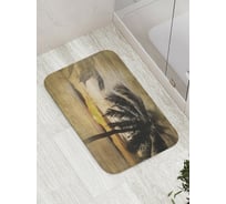 Коврик противоскользящий JoyArty "Старый пляж" для ванной, сауны, бассейна, bath_8004