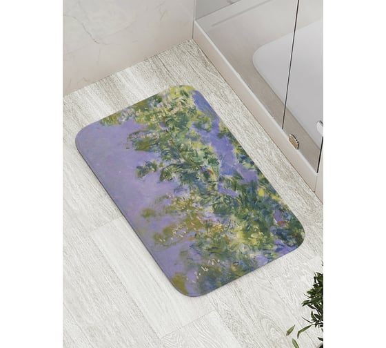 Коврик противоскользящий JoyArty "Расцвели сады" для ванной, сауны, бассейна, bath_7905 1