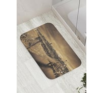 Коврик противоскользящий JoyArty "Полет над мостом" для ванной, сауны, бассейна, bath_8115