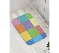 Коврик противоскользящий JoyArty "Радужная влага" для ванной, сауны, бассейна, bath_7954