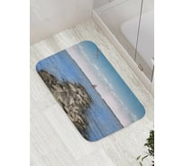 Коврик противоскользящий JoyArty "Каменный пирс" для ванной, сауны, бассейна, bath_7893
