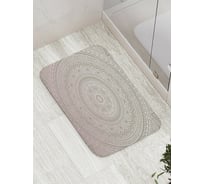 Коврик противоскользящий JoyArty "Тарелка фантазий" для ванной, сауны, бассейна, bath_8159
