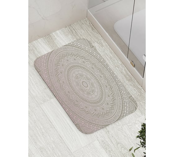 Коврик противоскользящий JoyArty "Тарелка фантазий" для ванной, сауны, бассейна, bath_8159 1