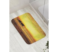 Коврик противоскользящий JoyArty "Булыжники у берега" для ванной, сауны, бассейна, bath_7875