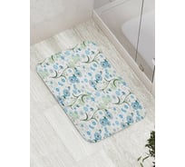 Коврик противоскользящий JoyArty "Зимние завитки" для ванной, сауны, бассейна, bath_8124