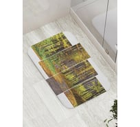 Коврик противоскользящий JoyArty "Дорога в осень" для ванной, сауны, бассейна, bath_8025