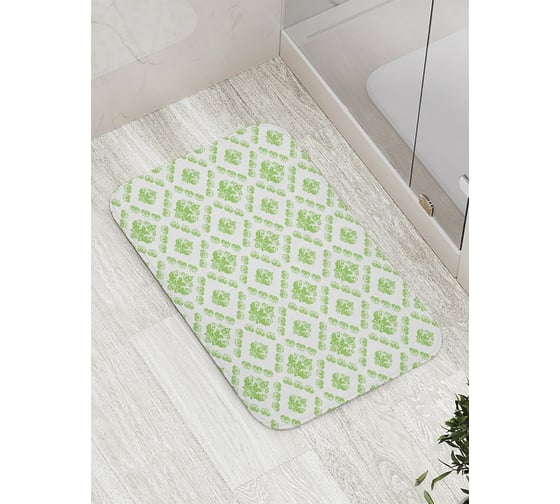 Коврик противоскользящий JoyArty "Богатые ромбики" для ванной, сауны, бассейна, bath_7927 1