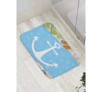 Коврик противоскользящий JoyArty "Якорь в бассейне" для ванной, сауны, бассейна, bath_7974