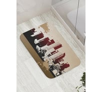 Коврик противоскользящий JoyArty "Пятна города" для ванной, сауны, бассейна, bath_8022