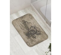 Коврик противоскользящий JoyArty "Нападение кракена на парусник" для ванной, сауны, бассейна, bath_7968