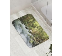 Коврик противоскользящий JoyArty "Шум лесного водопада" для ванной, сауны, бассейна, bath_8451