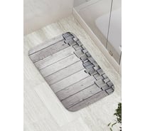 Коврик противоскользящий JoyArty "Деревянная стена" для ванной, сауны, бассейна, bath_8476