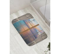 Коврик противоскользящий JoyArty "Мысли у окна" для ванной, сауны, бассейна, bath_8483