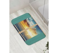 Коврик противоскользящий JoyArty "Море в спальне" для ванной, сауны, бассейна, bath_8486