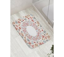 Коврик противоскользящий JoyArty "Дождевой круг" для ванной, сауны, бассейна, bath_8514