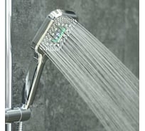 Лейка для душа светодиодная OLIVE'S квадратная, с дисплеем D172LED