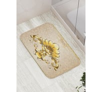 Коврик противоскользящий JoyArty "Орнамент из золота" для ванной, сауны, бассейна, bath_8467