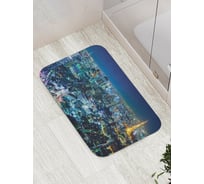 Коврик противоскользящий JoyArty "Парижские ночи" для ванной, сауны, бассейна, bath_8311