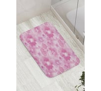 Коврик противоскользящий JoyArty "Цветочное многообразие" для ванной, сауны, бассейна, bath_8200