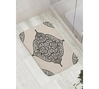 Коврик противоскользящий JoyArty "Улыбчивые лепестки" для ванной, сауны, бассейна, bath_8413