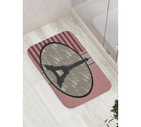 Коврик противоскользящий JoyArty "Парижский круг" для ванной, сауны, бассейна, bath_8434