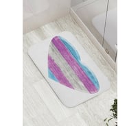 Коврик противоскользящий JoyArty "Нежное сердце" для ванной, сауны, бассейна, bath_8418