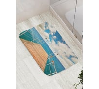 Коврик противоскользящий JoyArty "Фонари на причале" для ванной, сауны, бассейна, bath_8273