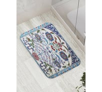 Коврик противоскользящий JoyArty "Волнистый цветочник" для ванной, сауны, бассейна, bath_8351