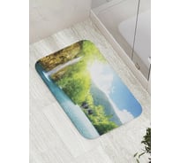 Коврик противоскользящий JoyArty "Скопление водопадов" для ванной, сауны, бассейна, bath_8297