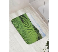 Коврик противоскользящий JoyArty "Кустарные волны" для ванной, сауны, бассейна, bath_8230