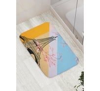 Коврик противоскользящий JoyArty "Парижская ветка" для ванной, сауны, бассейна, bath_8431