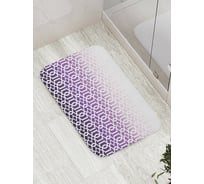 Коврик противоскользящий JoyArty "Узор с градиентом" для ванной, сауны, бассейна, bath_8701