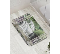 Коврик противоскользящий JoyArty "Водопадное окно" для ванной, сауны, бассейна, bath_8676