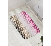 Коврик противоскользящий JoyArty "Узор с градиентом" для ванной, сауны, бассейна, bath_8591
