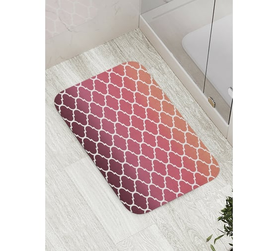 Коврик противоскользящий JoyArty "Королевский градиент" для ванной, сауны, бассейна, bath_8584