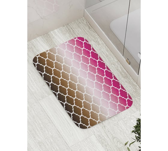 Коврик противоскользящий JoyArty "Королевский градиент" для ванной, сауны, бассейна, bath_8586