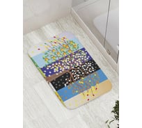 Коврик противоскользящий JoyArty "Дерево сезонов" для ванной, сауны, бассейна, bath_8752
