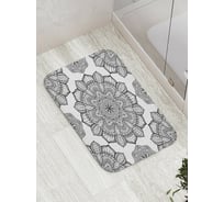 Коврик противоскользящий JoyArty "Цветочный звук" для ванной, сауны, бассейна, bath_8764
